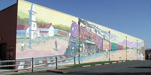 Mural in Vienna Virginia